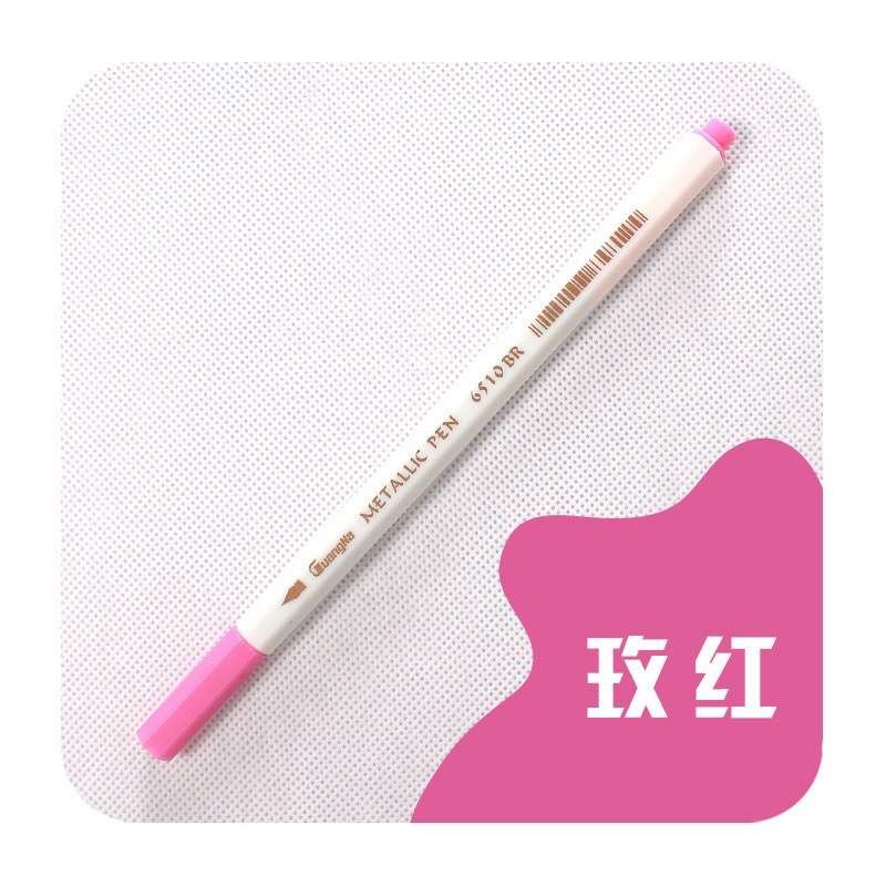 Rotuladores metálicos para dibujo y caligrafía, rotuladores artísticos de Anime para dibujo, suministros escolares y de oficina, 20 colores: 7