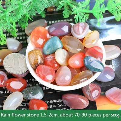 500G Regen Bloem Steen Aquarium Gekleurde Steentjes Bloempot Decoratie Stenen Tuin Tuinieren Tuin Decoratie: I