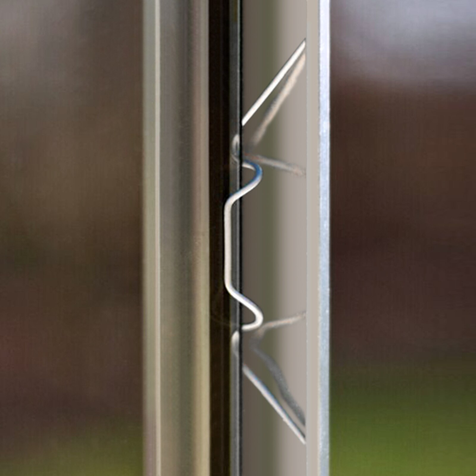 Neoteck 50 stk drivhusglas wire clips stålrør wire clips drivhus dele tilbehør drivhus m klik glas fjeder