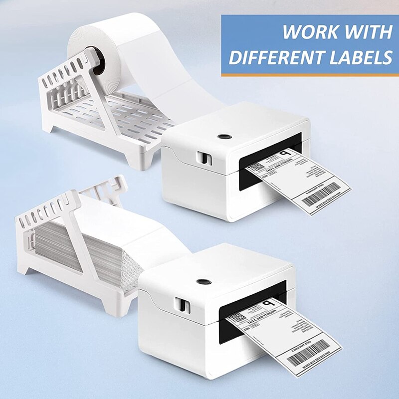 Label Houder Thermische Label Houder Voor Rollen En Fanfold Labels Direct Label Stand Desktop Printer Accessoire