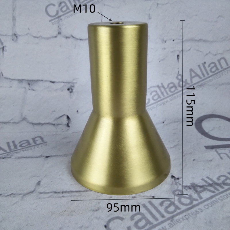 Messing Lampenkap Minimalistische Industriële Stijl Japanse Bureaulamp Vloerlamp Wandlamp Hal Diy Verlichtingsaccessoires: Paars