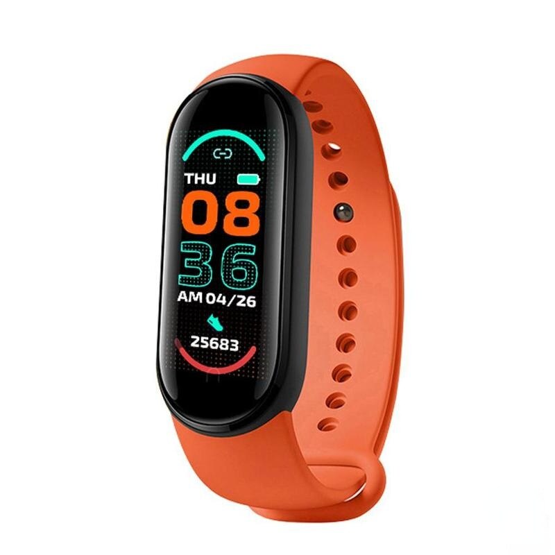 Für  m6 smarte armbänder mit farbbildschirm und bluetooth 4.0: Orange