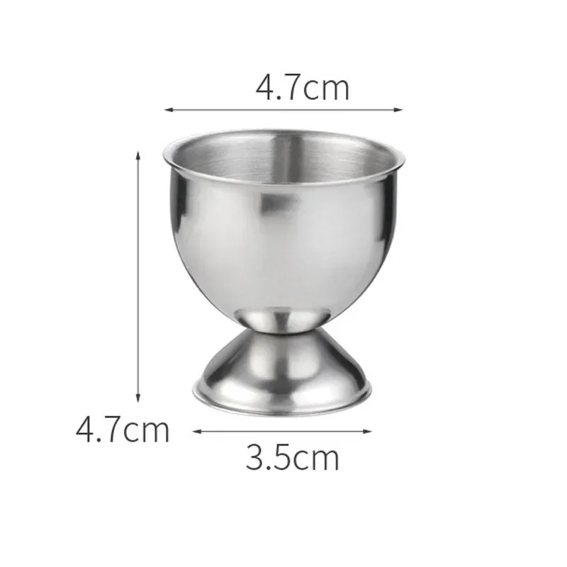 Aço inoxidável Egg Holder, Caviar Cup, Breakfast Egg Holder, Banquete Suprimentos, Acessórios de Cozinha, 1Pc
