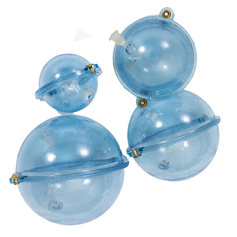 5pcs/lot Fishing hollow floating ball ABS Plastic Balls Blue 25/32/40/47mm Bubble Floats Tackle Sea Fishing Outdoor Accessorie