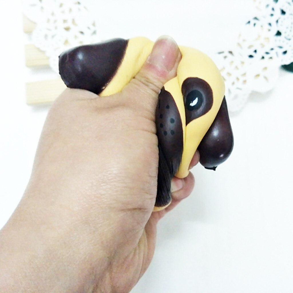 Mini Franse Bulldog Zachte Squishies Pop Voor Kinderen Leuke Puppy Hond Geurende Langzaam Stijgende Toy Stress Relief Squeeze Speelgoed