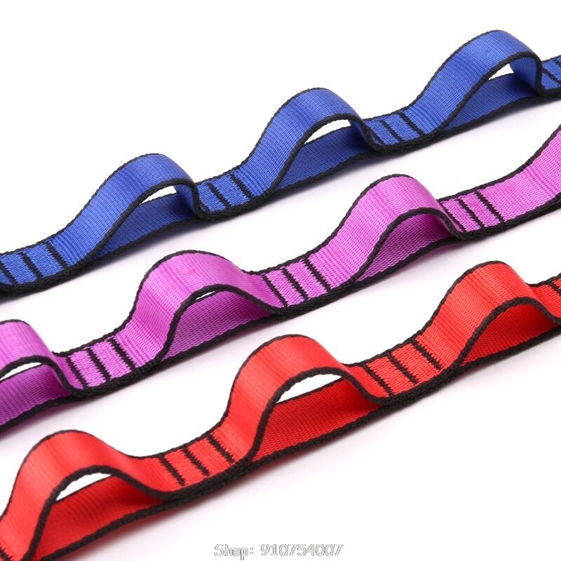 Climbing Nylon Daisy Chain Rope With Loops Yoga Hammock Hanging Strap Bandlet N16 20