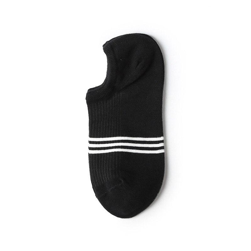 Streetwear Vrouwen Strepen Boot Sokken Vrouwelijke Onzichtbare Wit Leuke Sokken Katoen Pure Kleur Met Low Cut Eur 36-39 45