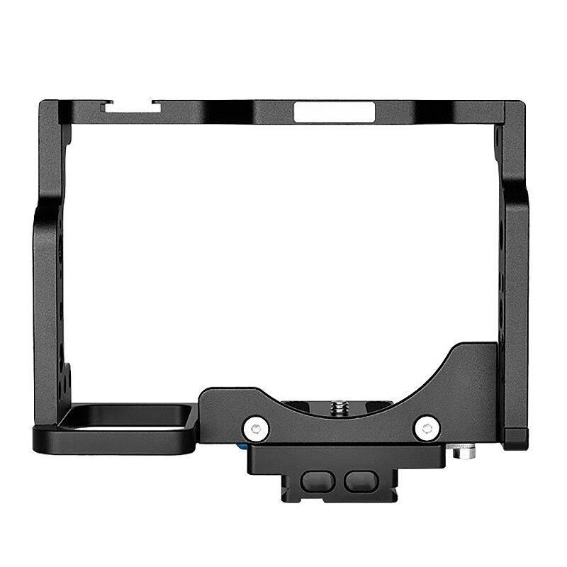 Suporte de fotografia câmera dslr coelho gaiola para nikon z7 z6 série liga alumínio gaiola handheld estabilizador preto