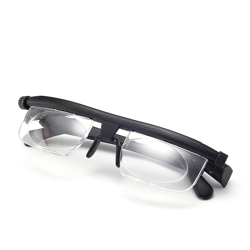 J N Vrouwen Mannen Focus Verstelbare Leesbril Bijziendheid Brillen-6D tot + 3D Dioptrie Vergrootglas Variabele Sterkte T085