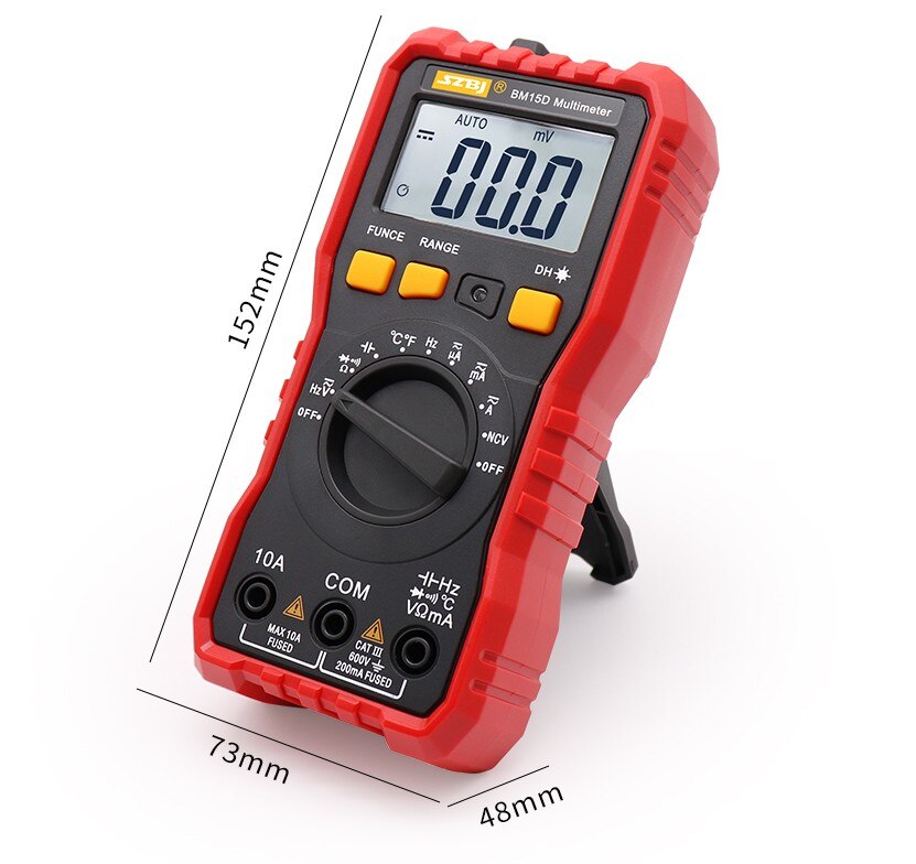 Digitale multimeter hoge precisie intelligente elektricien auto-range multifunctionele draagbare kleine multimeter