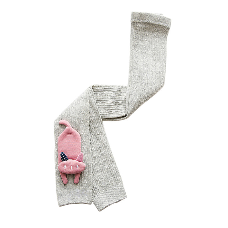 Baby Meisjes Cartoon Katoenen Leggings Gebreide Warme Effen Kleur Kinderen Elastische Zachte Comfortabele Baby Broek Dansen Leggings: 1L