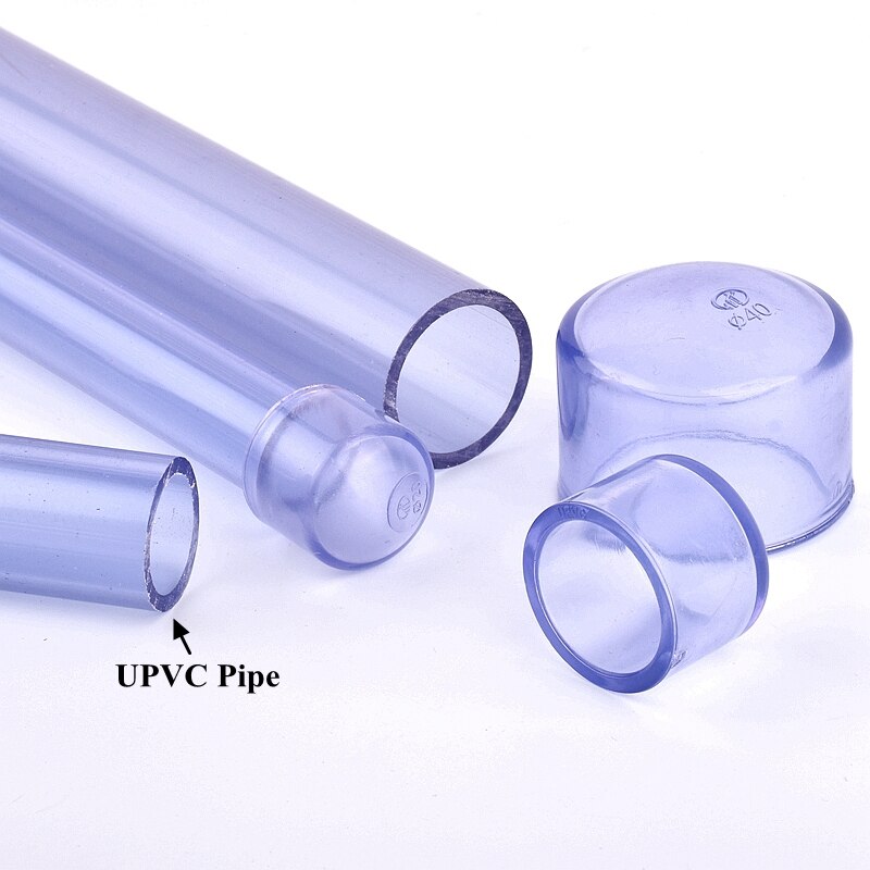1~3Pcs 20~90mm UPVC End Cap PVC Pipe End Connector Watering Irrigation Water Tube Plug Cap Garden Aquarium Fish Tank Adapter