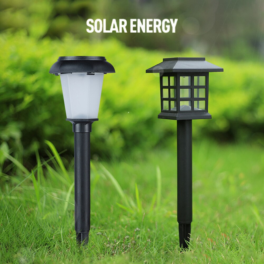 2x Waterproof LED Solar Lawn Light Stick Garden Path Decor Lighting Lamp​