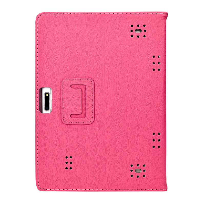 Smart Cover Flip Shell PU Flip Multicolor Universal Folio Leather Stand Protection Cover For 10 Inch 10.1 Inch Android Tablet PC: red