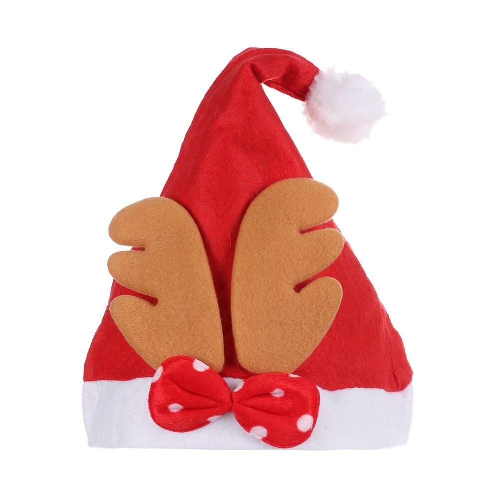 Merry Christmas Hat for Kids Santa Claus/Deer/Snowman Cap Christmas Party Props Decoration Accessories Children Xmas: 06