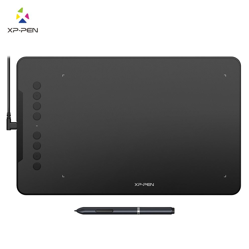 XP-Pen Deco 01 Drawing Tablet Graphic Digital with Tilt for Android and 8 shortcut keys (8192 levels pressure) for beginner