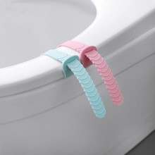 Silicone Verstelbare Toiletbril Verhogen Lifte Wc Deksel Handvat Schoon Lift Verhogen Schone Manier Raak Bacteriële Vlekken