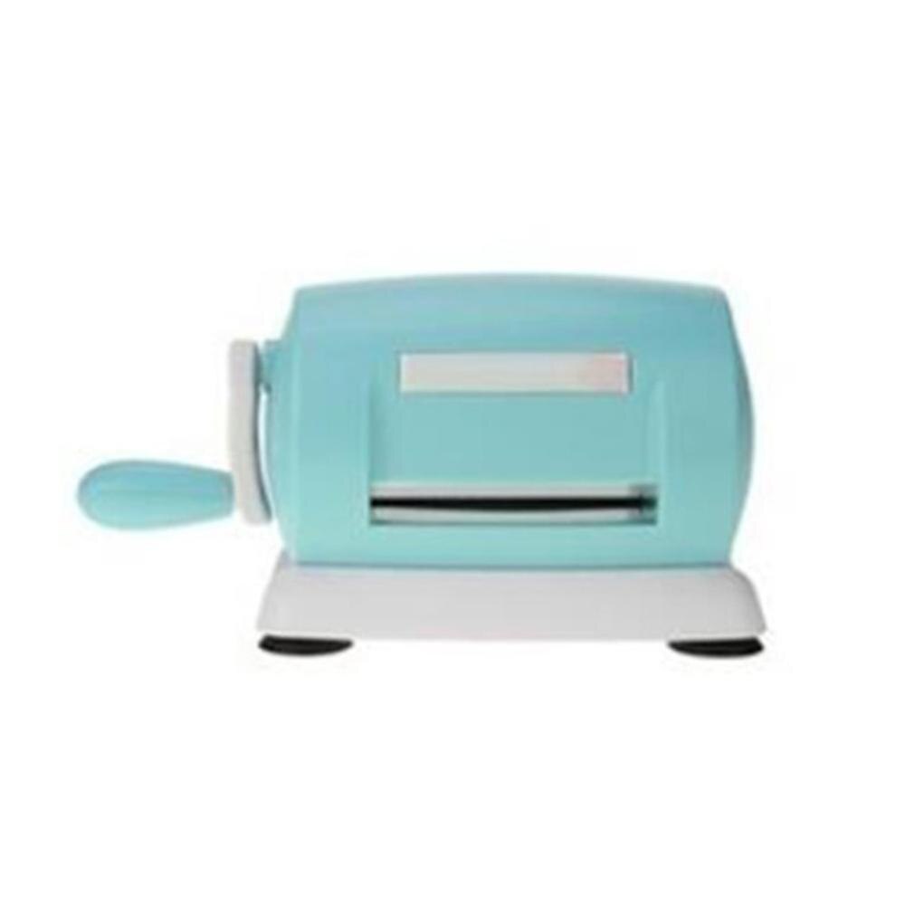 5 Color Knurling Machine Hand Diy Paper Machine Handmade Educational Diy Knife Mold Embossing Device Cutting Machine: blue