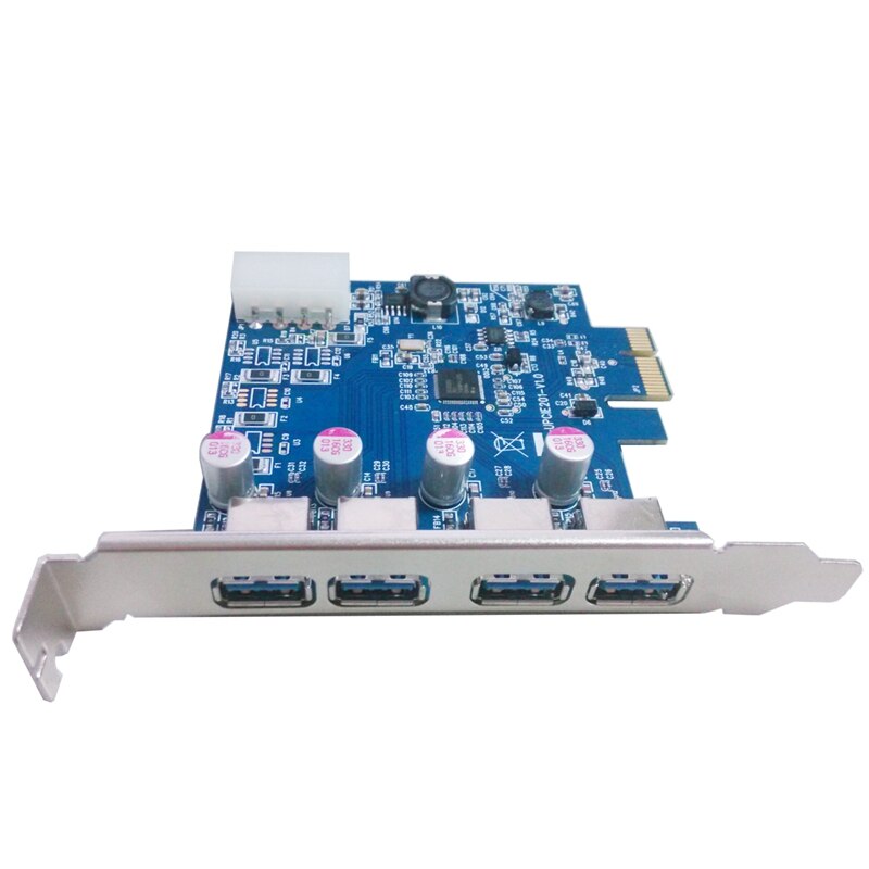 Desktop PCIE to 4P USB3.0 Expansion Card PCI-E to USB3.0 NEC Adapter Card