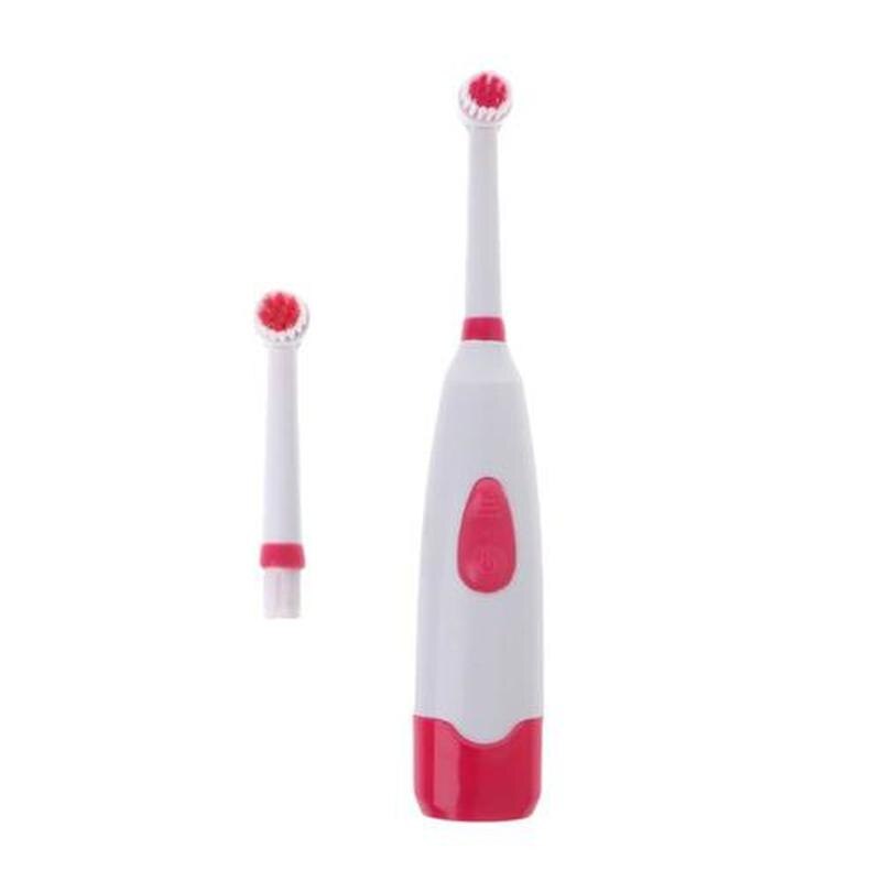 Electric toothbrush waterproof rotary two soft bristle toothbrush heads children's toothbrush adult toothbrush: Pk