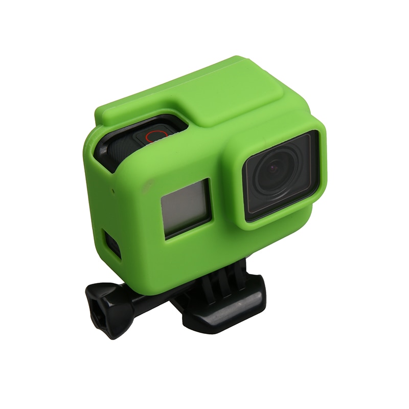Anti-ripe silikon gel kamera beskyttende deksel skallhus for gopro hero 5 6 7 action kamera go pro tilbehør