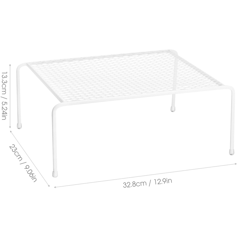 Kitchen Cupboard Organiser Pack Metal Wire Storage Shelfs Insert Rack for Kitchen Countertop, Pantry, Cabinet, Fridge