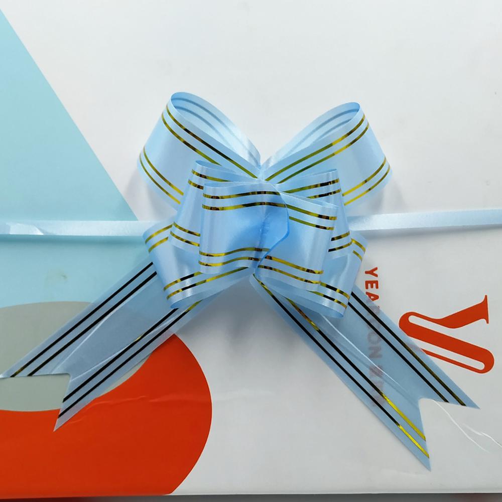 Wrap Pull Bow Confetti Bow Bow With Ribbon For Wedding Christmas Party Wrapping 4.5"Inch (20 Pcs): sky blue