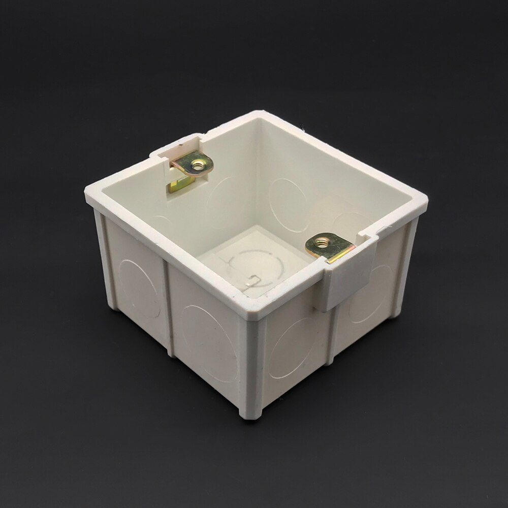 Mounting Box Cassette Switch Socket Junction Box Hidden Concealed Internal Mounting Box Type 86 White