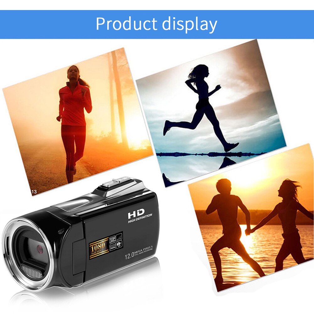 8X Professionele 2.7 Inch Zoom Recorder Vlogging Video Camera Home Digitale Camcorder Lcd-scherm Full Hd 1080P Draagbare Handheld