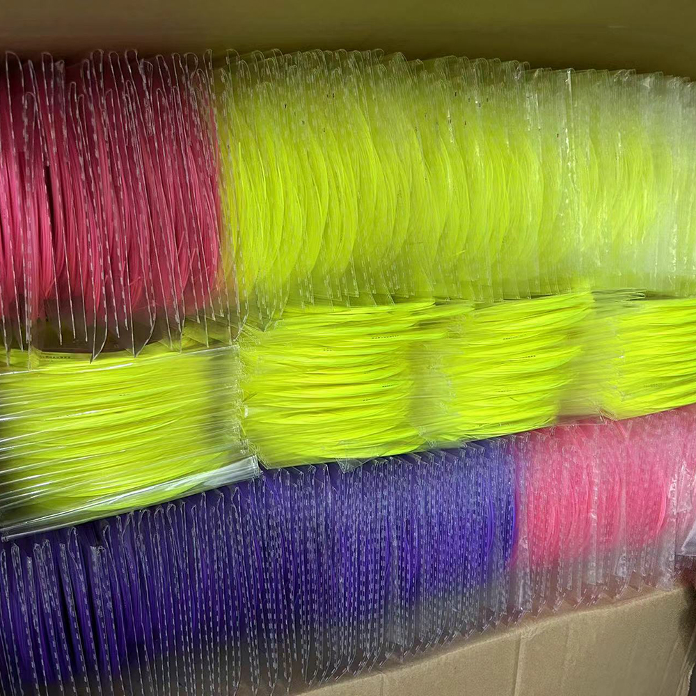 Whole 50Pcs GP3 Badminton Racket String 0.7mm High Durable Polymer Badminton String Ball Net 28 Pounds Training GP3 pp packing