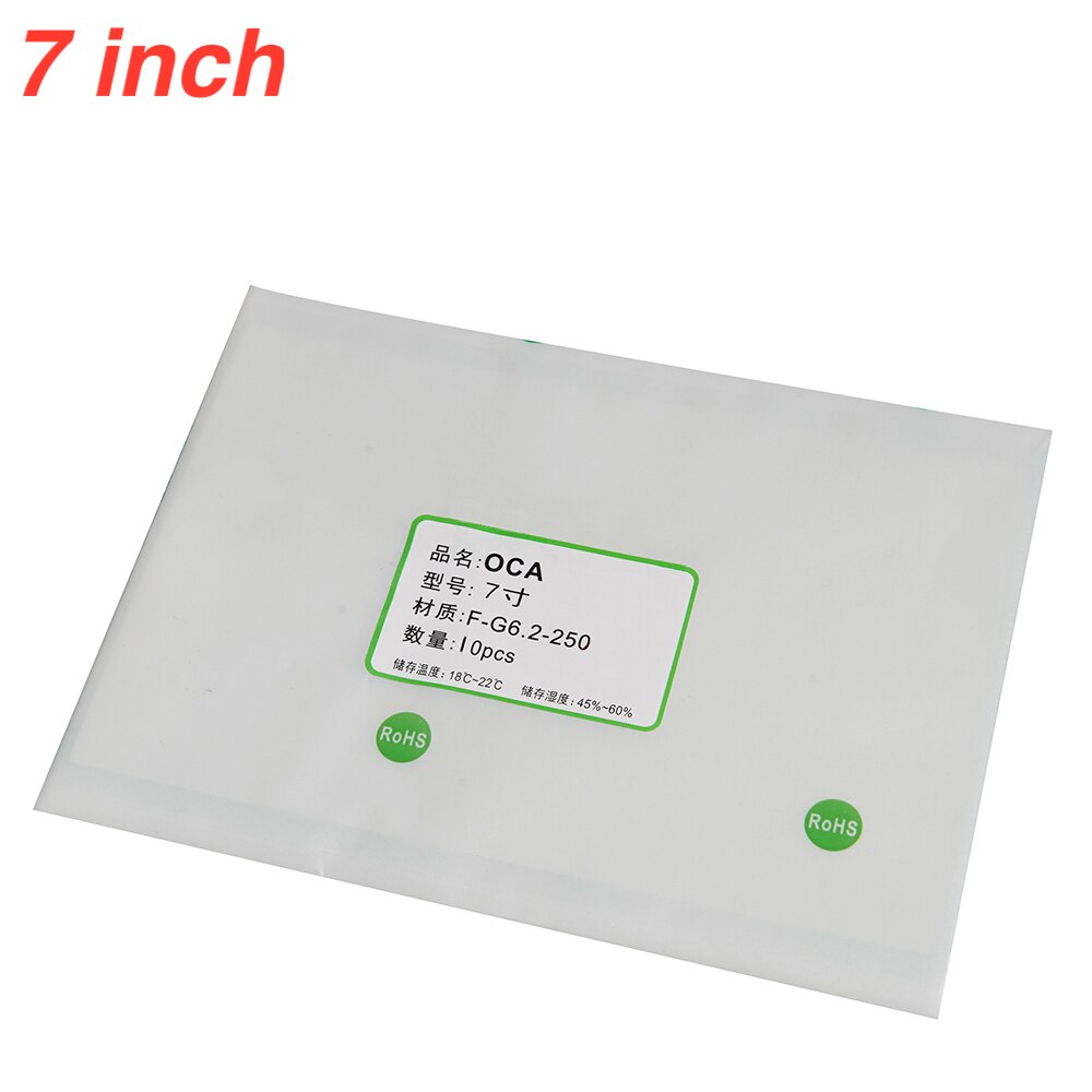 250um OCA Optical Clear Adhesive for iPad pro mini 7 8 8.4 9.7 10.1 10.5 11 12.9 inch Double Side Sticker Glue Film Refurbish