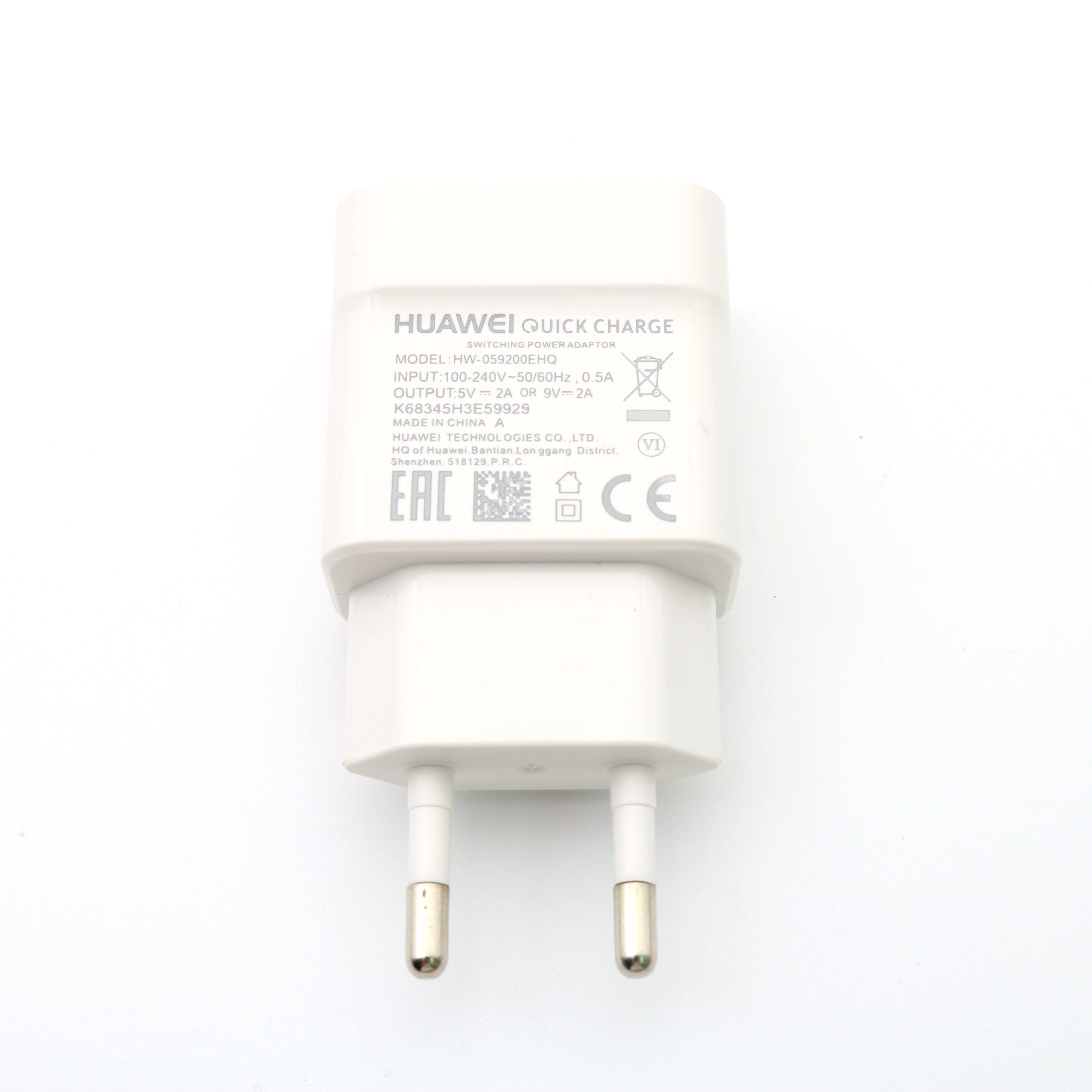 Huawei 9V2A cargador rápido adaptador de carga tipo-C para nova 3i 2i honor 8x p7 p8 p9 p10 lite mate 7 8 9 10 p9 P8: only EU Charger