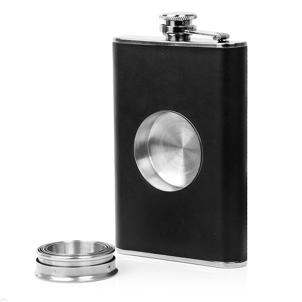 Portable Stainless Steel Hip Flask Folding Telescopic Shot Flask Wine Carrier Container Workable