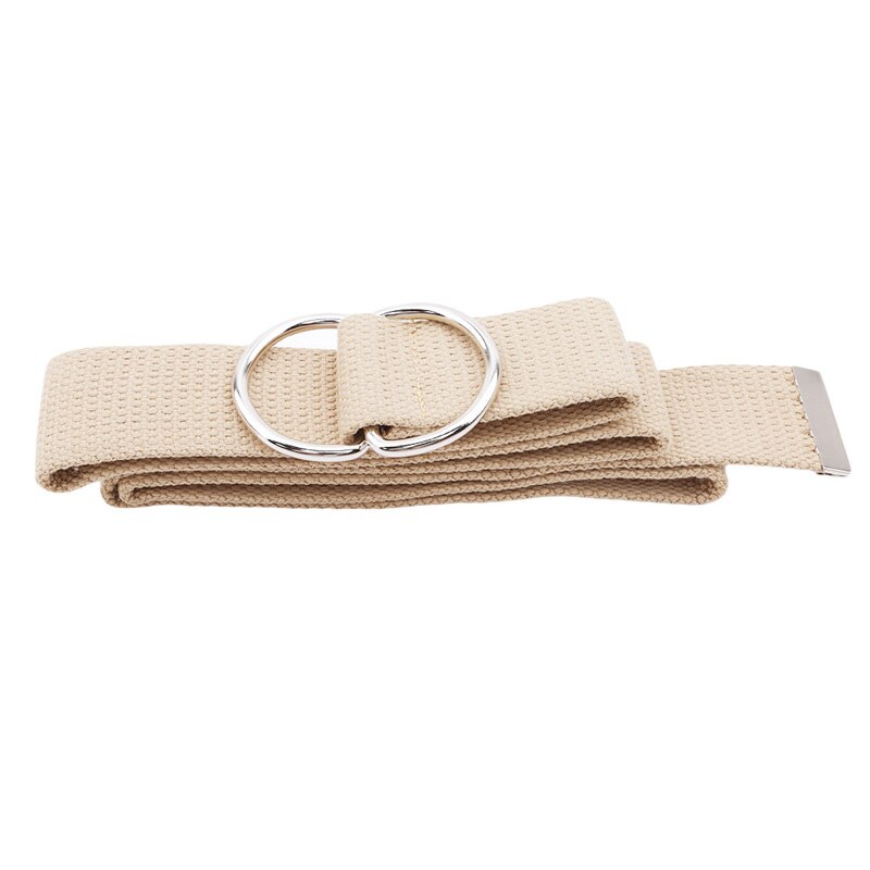 Casual Unisex Canvas Stof Riem D Ring Gesp Webbing Taille Band Casual Jeans Riem 5 Kleuren Cinturones Hombre