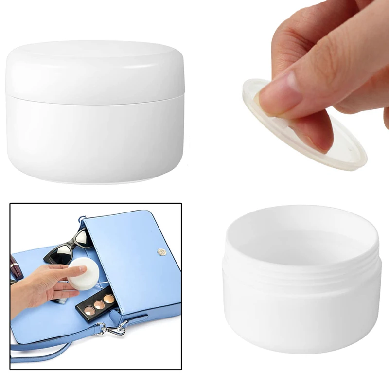 Frascos de plástico rellenables para maquillaje y cosméticos, tarros vacíos para crema facial, contenedores de almacenamiento de loción y sombra de ojos, 10 Uds., 10g-100g