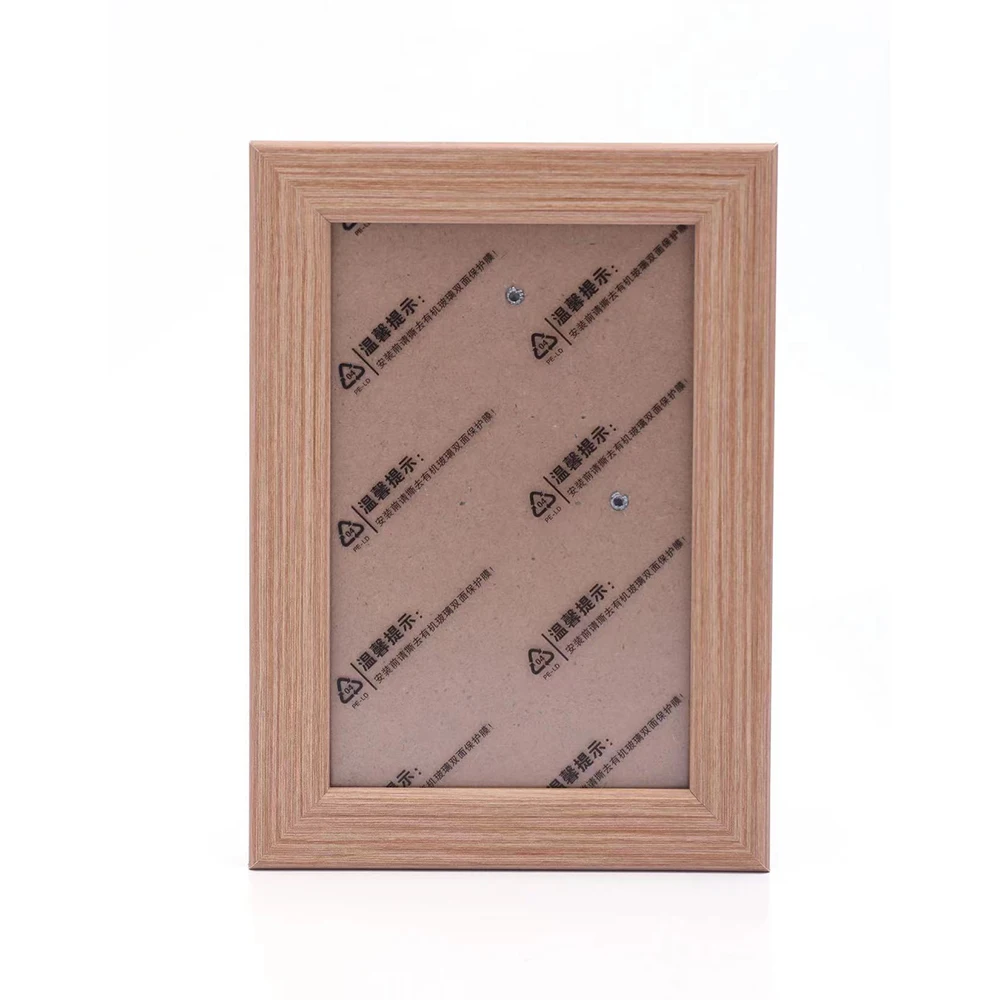 Free Photo Printing Wooden Photo Frame Family Portrait Photography Wedding Travel Photo Studio Multi-size Ornaments Simple Style: Other / PURPLE