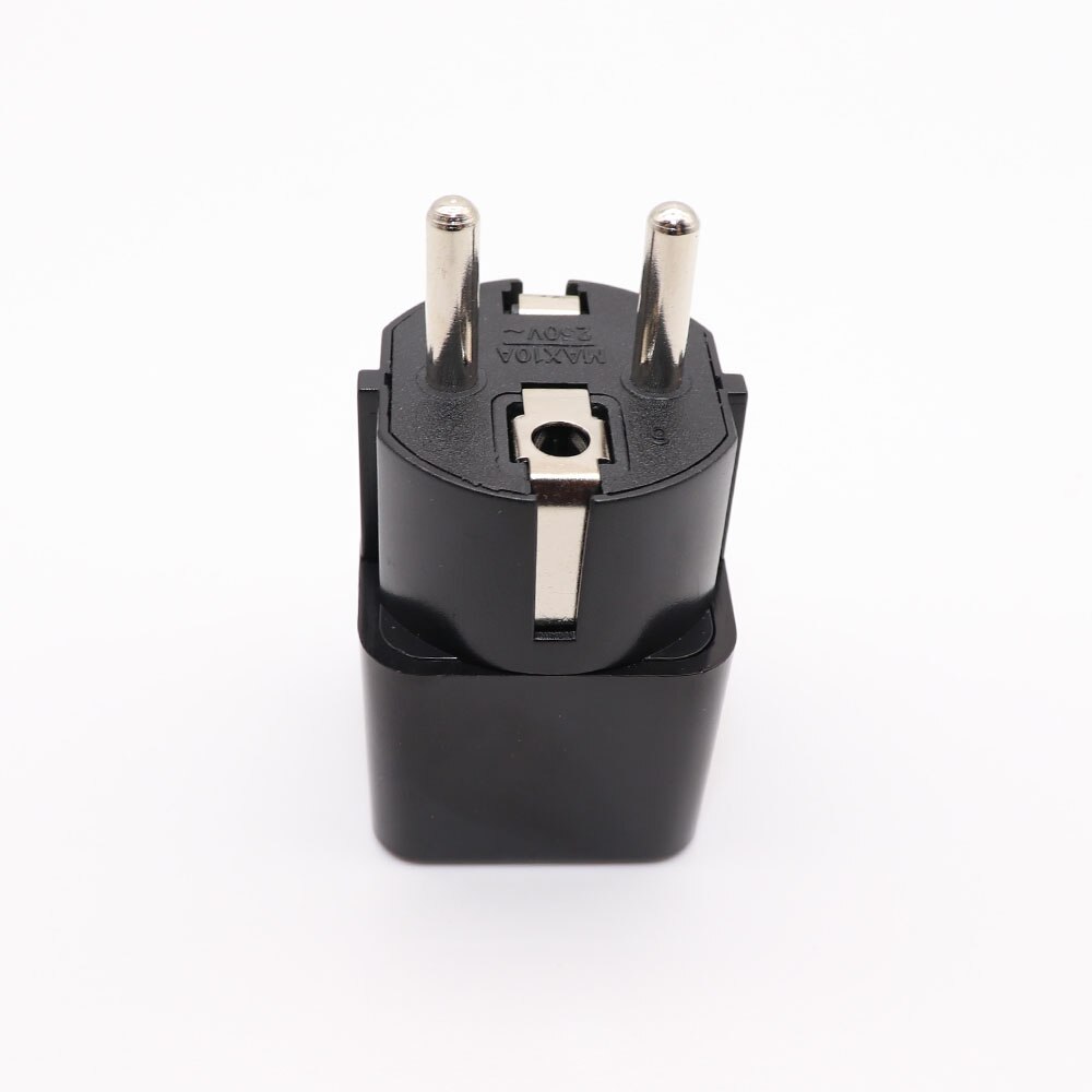 Universal UK US Plug to Germany Plug Power Adapter Converter Wall Plug Travel Power Plug Socket Converter for Germany 10A 250V: B