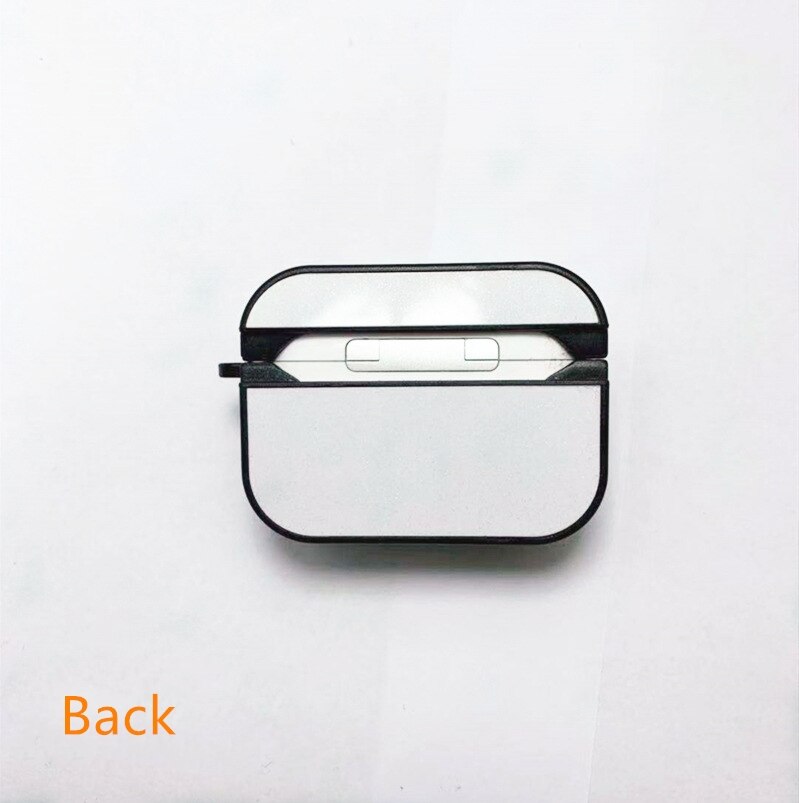Blank sublimation airpods proPC case material can be double-sided heat transfer printing DIY styles 15pcs/lot