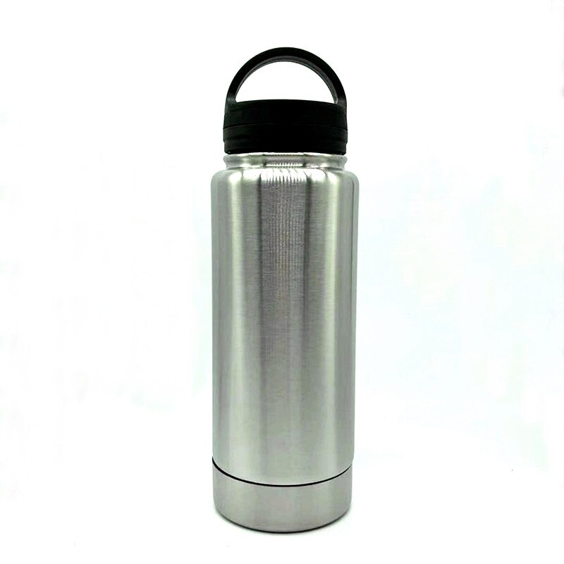 Stainless Steel Tumbler Safe Water Bottle Stash Box Diversion Safe Hidden Safe with huge storage and vacuum keep warm and cold: SILVER