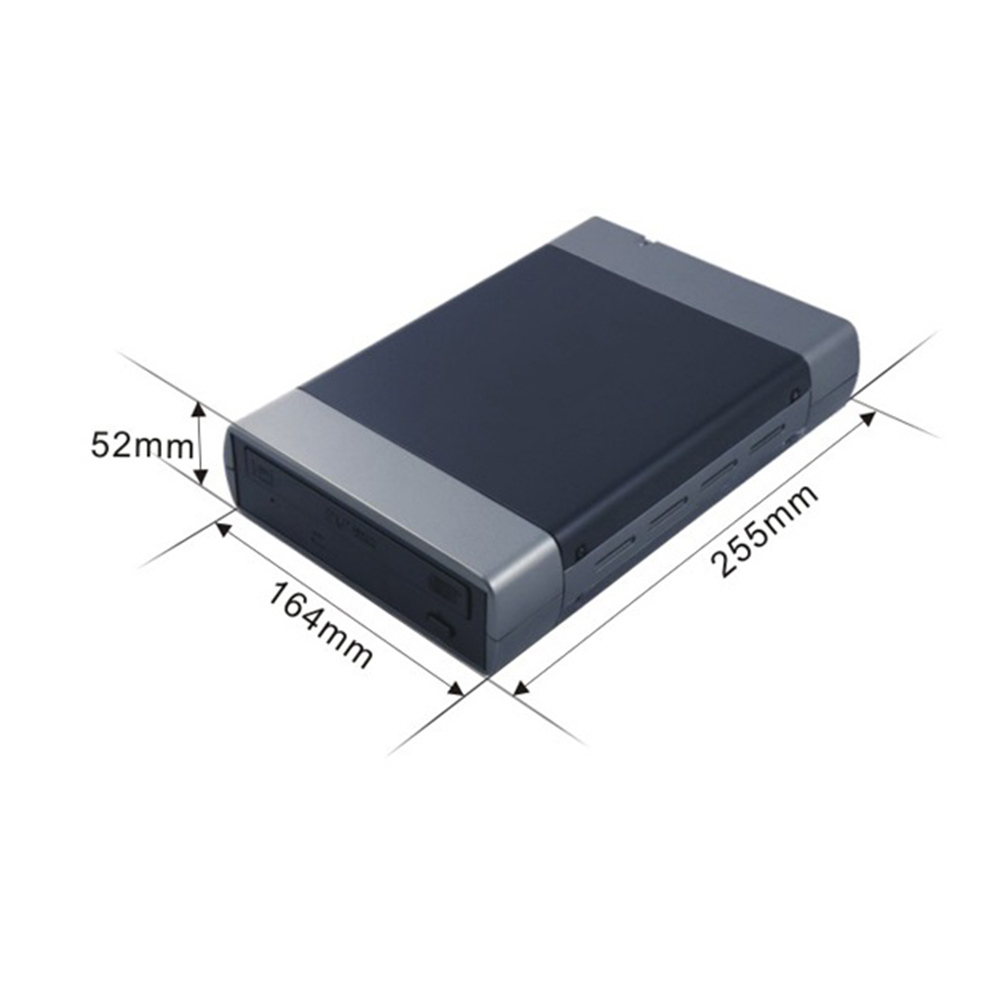 5.25 inch USB 2.0/USB 3.0 SATA External Optical Drive Case Enclosure Box Adapter For Windows XP For Mac PC