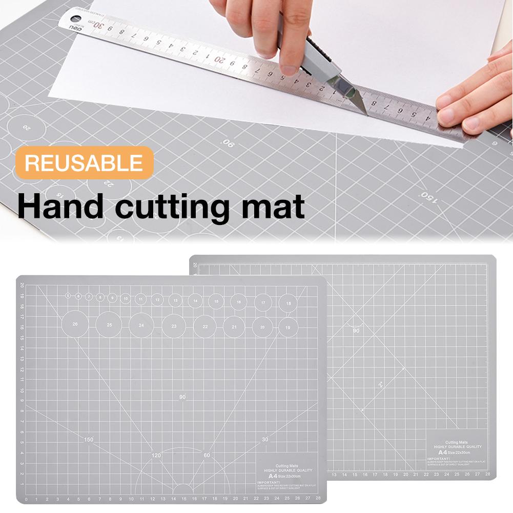 A4 PP Cutting Mat Pad Patchwork Cut Pad A4 Patchwork Gereedschap DIY Hulpmiddel Snijplank dubbelzijdige Automatische Reparatie cutting Pad: Default Title
