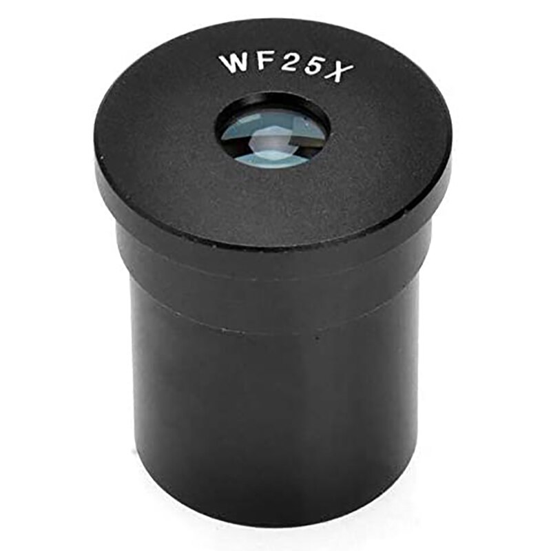 Microscope Eyepiece WF25X Biological Microscope Lens Wide-Angle Lens Monocular Part Interface 23.2mm-2Pcs