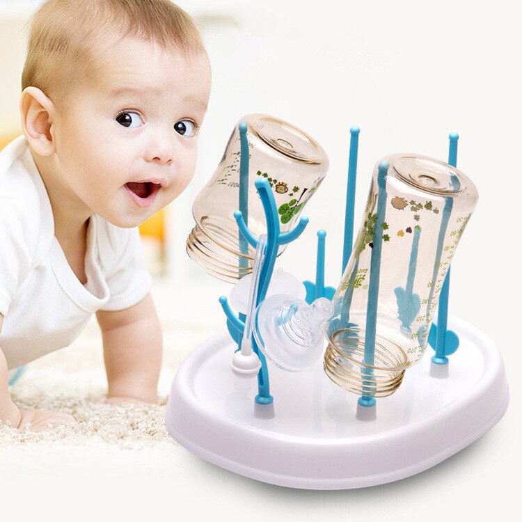 Baby Bottle Drying Rack Baby Bottle Rack Tree Straight Stlye Cleaning Dryer Drainer for baby