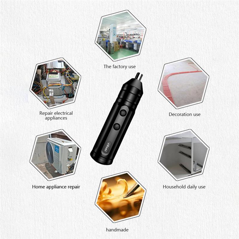 Mini Electric Screwdriver Smart Cordless Automatic Screwdriver Multifunction USB Rechargeable Portable Power Tools Set With Bits