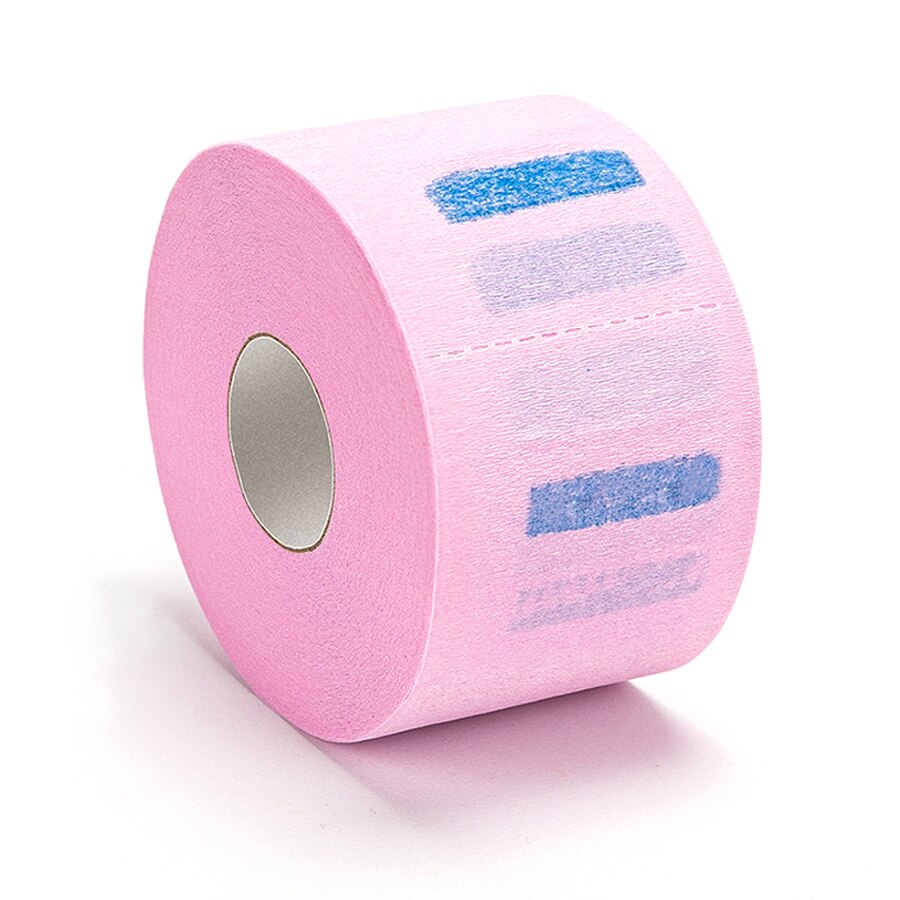 Alileader-papel para cuello de peluquero, silenciador desechable, accesorio para cortar el pelo, Collar, herramientas de peluquería, accesorio de peluquero: pink