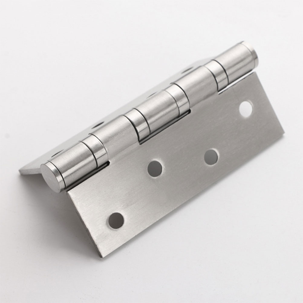 2Pcs 4 Inch Hinges Furniture Hinges Door Hinge Stainless Steel