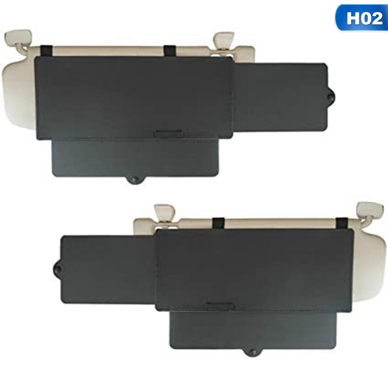 Auto Zonneklep Extender Anti-Glare Zon Blocker Auto Window Zonnescherm Uv Stralen Blocker Universele Voor Auto Zonneklep auto Accessoires: H02
