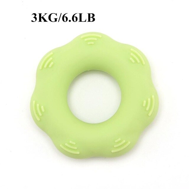 Hand Grip Ring Hand Expander Finger Resistance Band Hand Finger Power Training Stretcher Wrist Exercise Fitness Climbing Train: Light Green