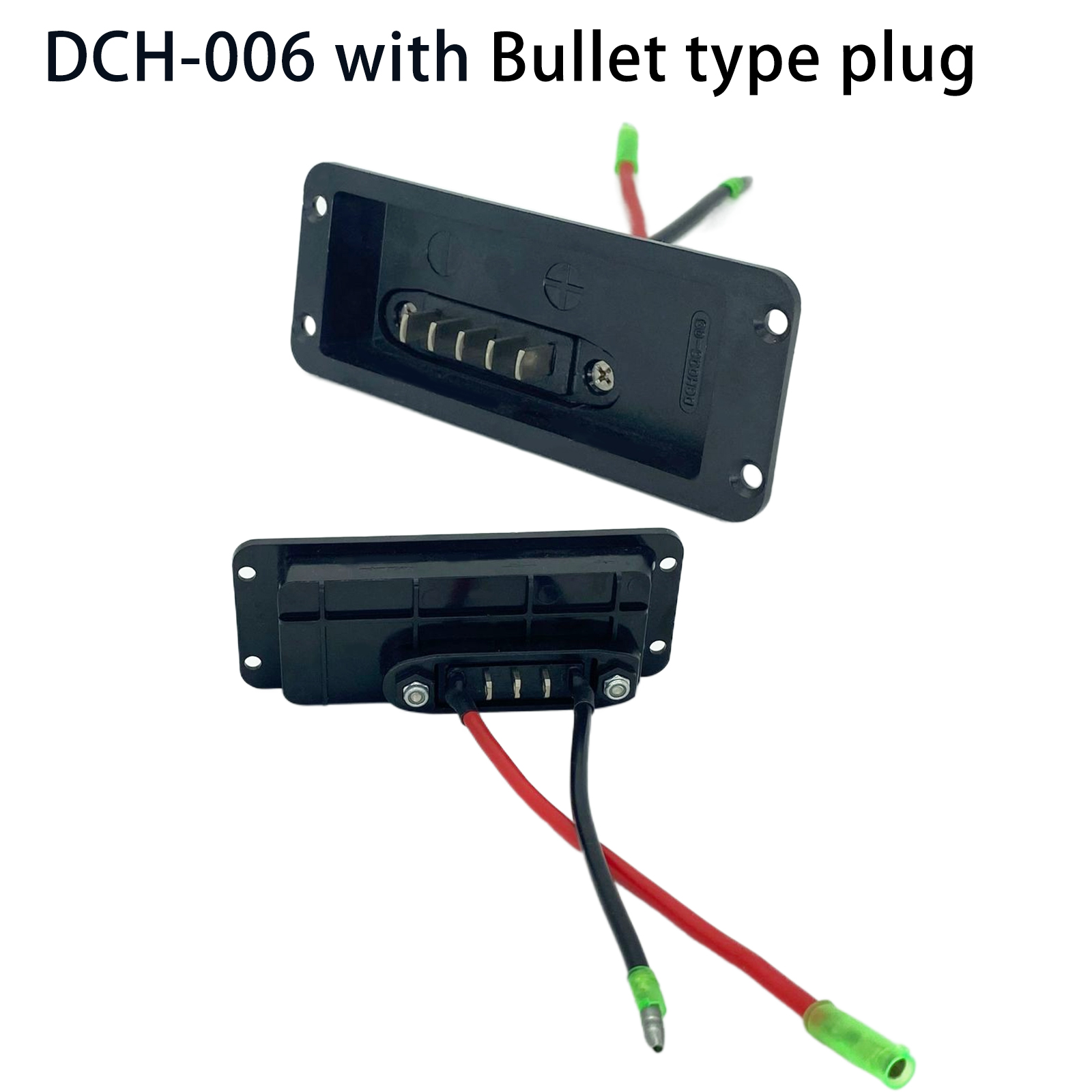 5 -benet batteristik til sammenklappelig elcykel, dch 006 009 014 han-sideudladningsplade til samebike engwe mate cykelbatteritilslutning: Blå