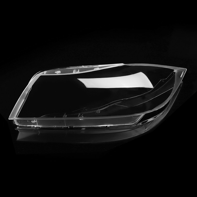 Par faro de xenón de coche lámpara de cristal derecho lente cubierta de plástico para BMW E90 3 E91